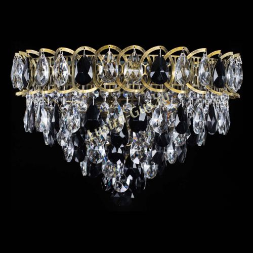 Люстра Грация №1 под бронзу черная в Химках Гусь Хрустальный