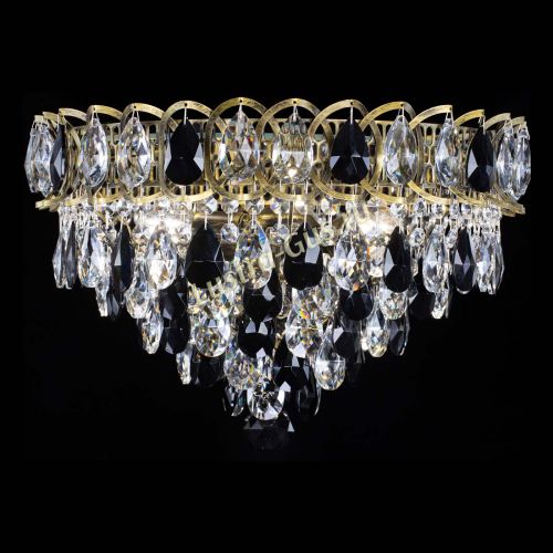 Люстра Грация №1 под бронзу черная в Химках Гусь Хрустальный