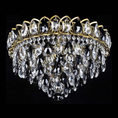 Люстра Грация №1 под бронзу черная в Химках Гусь Хрустальный