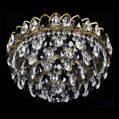 Люстра Грация №1 под бронзу черная в Химках Гусь Хрустальный