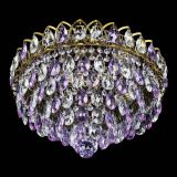 Люстра Грация №1 под бронзу фиолетовая в Химках