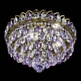 Люстра Грация №1 под бронзу фиолетовая в Химках