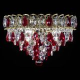 Люстра Грация №1 под бронзу красная в Химках