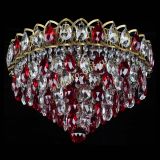 Люстра Грация №1 под бронзу красная в Химках
