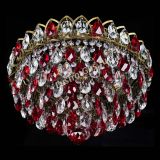 Люстра Грация №1 под бронзу красная в Химках