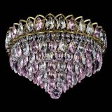 Люстра Грация №1 под бронзу розовая в Химках