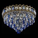 Люстра Грация №1 под бронзу синяя в Химках