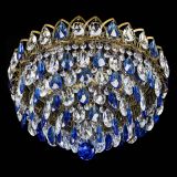 Люстра Грация №1 под бронзу синяя в Химках