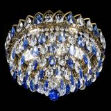 Люстра Грация №1 под бронзу синяя в Химках