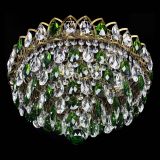 Люстра Грация №1 под бронзу зеленая в Химках