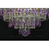 Люстра Ромашка Хризантема фиолетовая большой карашдаш в Химках Люстра Ромашка Хризантема фиолетовая большой карашдаш в Химках