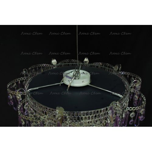 Люстра Ромашка Хризантема фиолетовая большой карашдаш в Химках Гусь Хрустальный