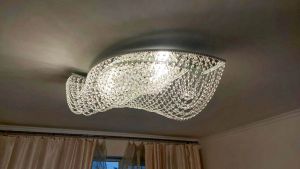 Люстра Хрустальная Волна в Химках отзыв и фото покупателя
