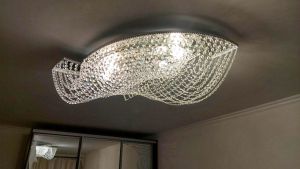 Люстра Хрустальная Волна в Химках отзыв и фото покупателя