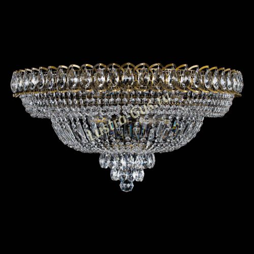 Люстра Хрустальный Каскад №1 700 мм под бронзу в Химках Гусь Хрустальный