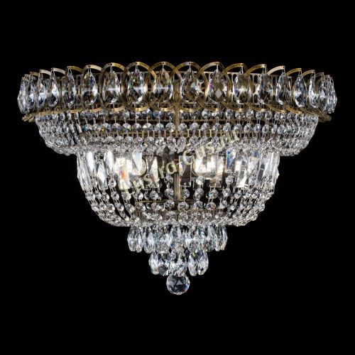 Люстра Хрустальный Каскад №1 под бронзу в Химках Гусь Хрустальный