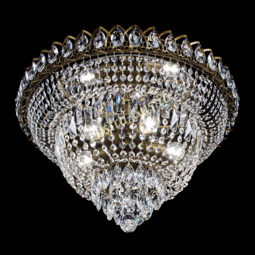 Люстра Хрустальный Каскад №1 под бронзу в Химках Гусь Хрустальный