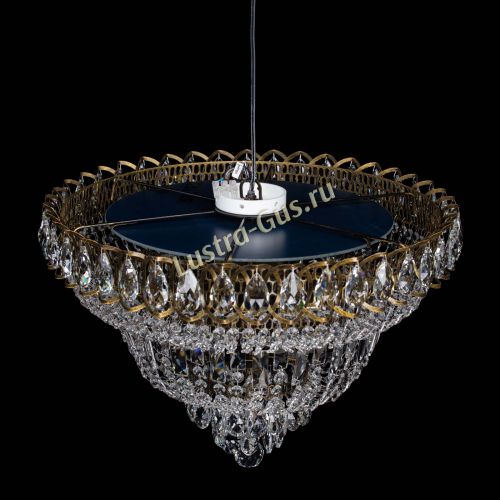 Люстра Хрустальный Каскад №1 под бронзу в Химках Гусь Хрустальный