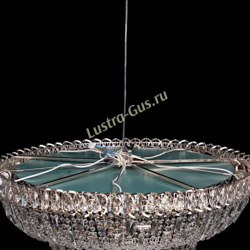 Люстра Хрустальный Каскад №15 с пластинками в Химках Гусь Хрустальный