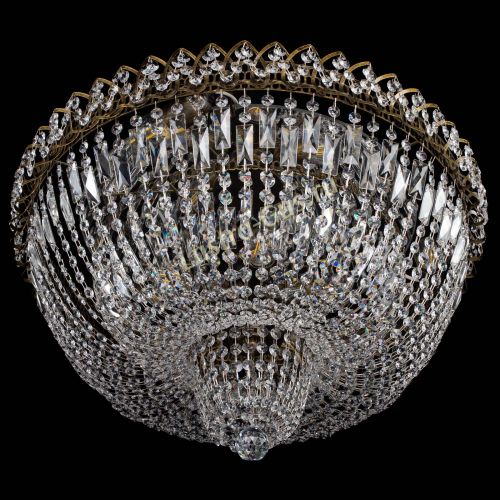 Люстра Хрустальный Каскад №2 под бронзу в Химках Гусь Хрустальный