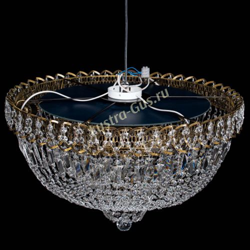 Люстра Хрустальный Каскад №2 под бронзу в Химках Гусь Хрустальный