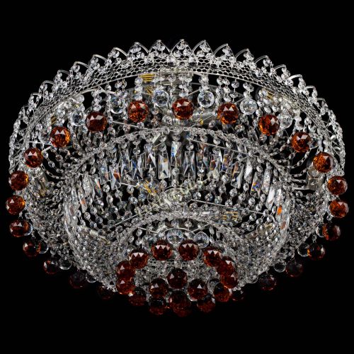 Люстра Хрустальный каскад №3 Шар чайная в Химках Гусь Хрустальный