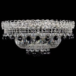  Люстра Хрустальный каскад №3 Шар черная