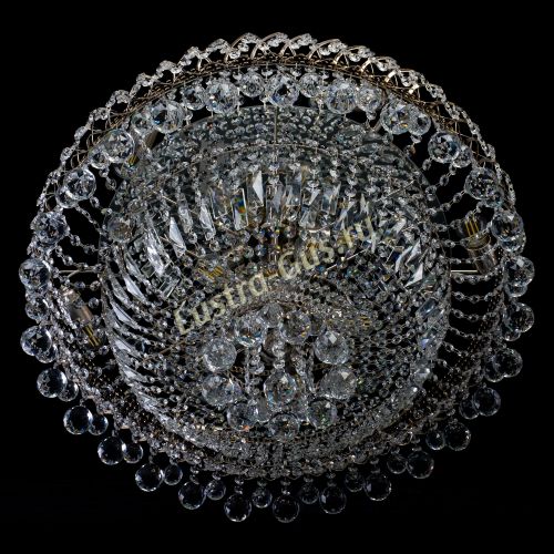 Люстра Хрустальный каскад №3 Шар 700 мм в Химках Гусь Хрустальный