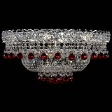 Люстра Хрустальный каскад №3 Шар красная в Химках