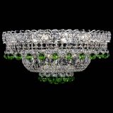 Люстра Хрустальный каскад №3 Шар зеленая в Химках Люстра Хрустальный каскад №3 Шар зеленая в Химках