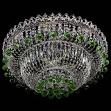 Люстра Хрустальный каскад №3 Шар зеленая в Химках Люстра Хрустальный каскад №3 Шар зеленая в Химках