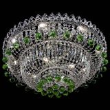 Люстра Хрустальный каскад №3 Шар зеленая в Химках Люстра Хрустальный каскад №3 Шар зеленая в Химках