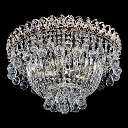 Люстра Хрустальный каскад №3 Шар в Химках Гусь Хрустальный