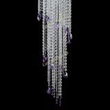 Люстра Хрустальный Каскад №5 фиолетовый в Химках