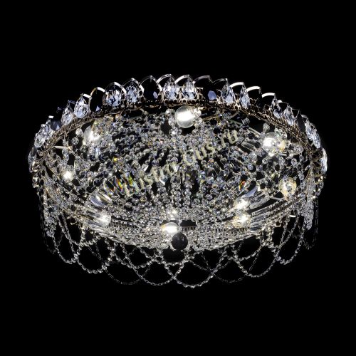 Люстра Каскад Ажур 700 мм черный в Химках Гусь Хрустальный