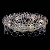 Люстра Каскад Ажур 700 мм фиолетовый в Химках