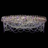 Люстра Каскад Ажур 700 мм фиолетовый в Химках