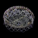 Люстра Каскад Ажур 700 мм фиолетовый в Химках