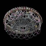 Люстра Каскад Ажур 700 мм розовый в Химках Люстра Каскад Ажур 700 мм розовый в Химках