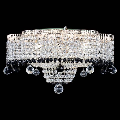 Люстра Камелия №4 черная в Химках Гусь Хрустальный