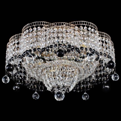 Люстра Камелия №4 черная в Химках Гусь Хрустальный