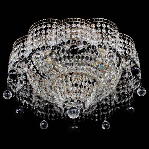 Люстра Камелия №4 черная в Химках Гусь Хрустальный