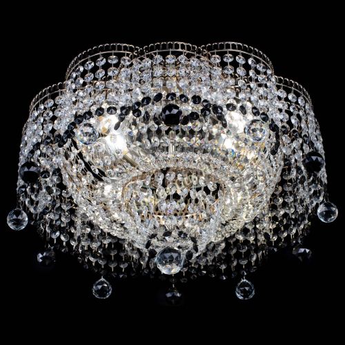 Люстра Камелия №4 черная в Химках Гусь Хрустальный