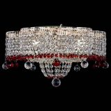 Люстра Камелия №4 красная в Химках