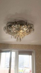 Люстра Камея №1 под бронзу в Химках отзыв и фото покупателя