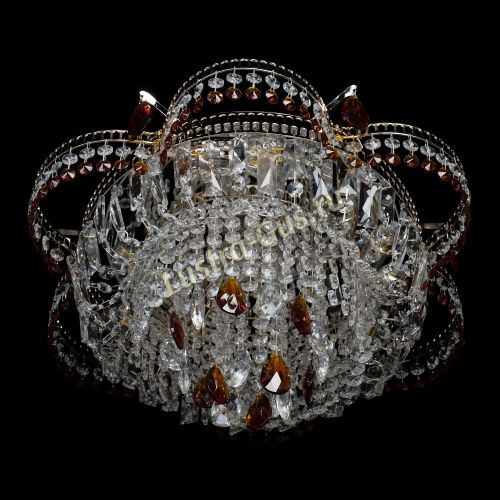 Люстра Камея №1 - 3 лампы чайная в Химках Гусь Хрустальный