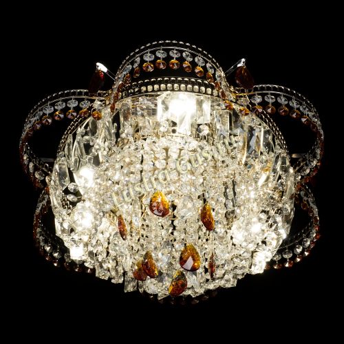 Люстра Камея №1 - 3 лампы чайная в Химках Гусь Хрустальный