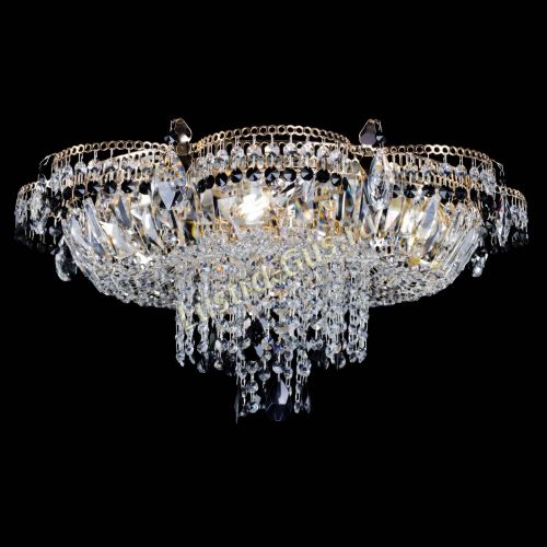 Люстра Камея №1 черная в Химках Гусь Хрустальный