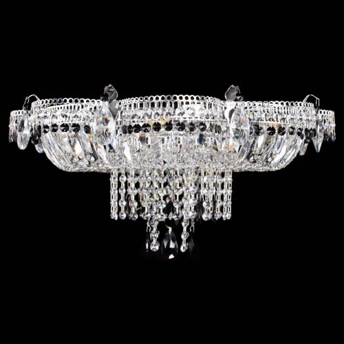 Люстра Камея №1 черная в Химках Гусь Хрустальный