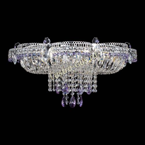 Люстра Камея №1 фиолетовая в Химках Гусь Хрустальный